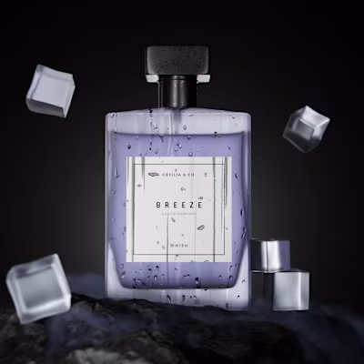 3D Perfume Bottle - Advertisement Project