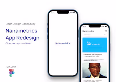 Nairametrics App Redesign