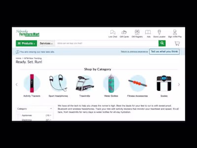 Furniture, Flooring, Appliances & Electronics Website Copy