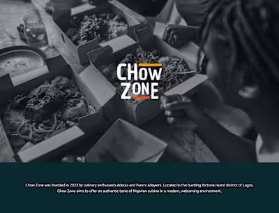 Chow Zone Branding (Behance)