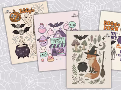 Creating trending spooky season templates by using my "secre...