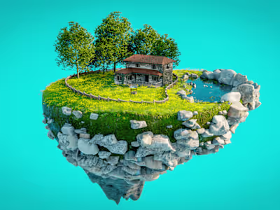 Lonely Cottage - Diorama