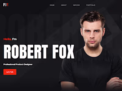 Adaptive markup of a portfolio website