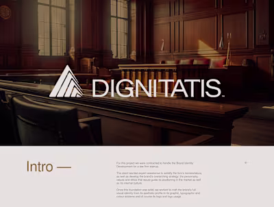 Dignitatis Brand Identity Project: Behance
