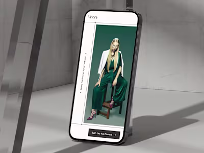 Velora | Seamless Fashion E-commerce App Design