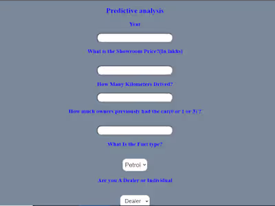 Car Price Prediction 
