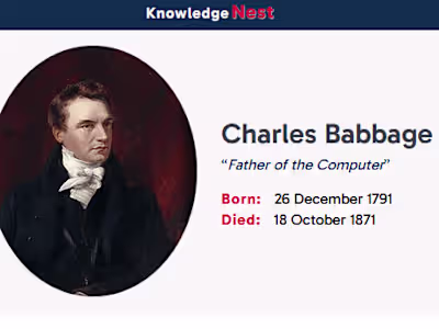 Charles Babbage | father of the computer