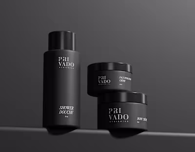 Bottle and Jar Label Design 3D Mockup - PRI VADO