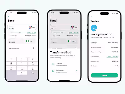 Redesign of Dash Remittance App for UK Market
