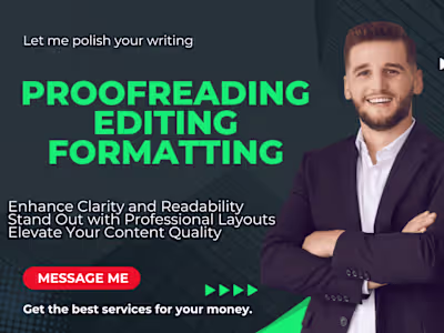 Improving Content Quality with Expert Editing and Proofreading