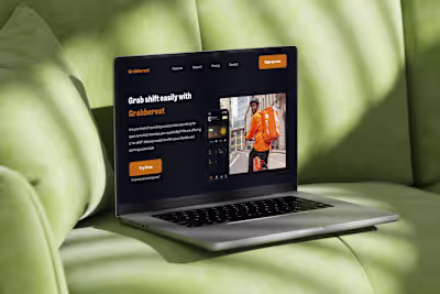 GrabberEat – Web App & Landing Page Redesign