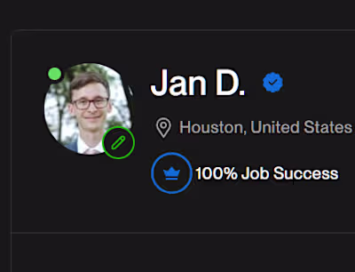 Upwork Data Scientist - 3,000 hours