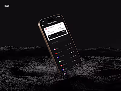 Phantom VPN UX/UI Design Project