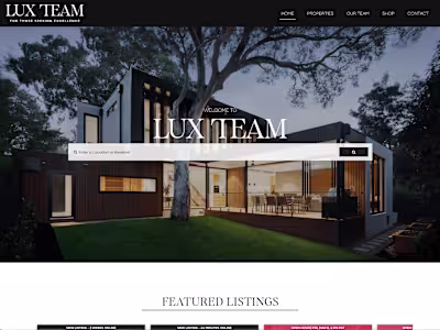 UI/UX Design for Real Estate Agency