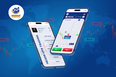 Headsup Trading -App UI Design
