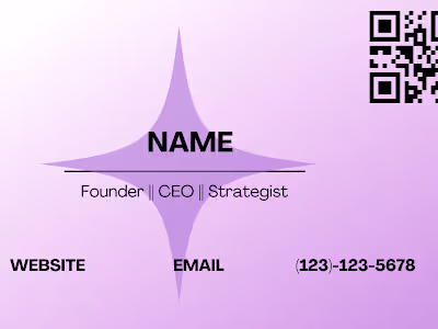 Personalized Business Cards Design