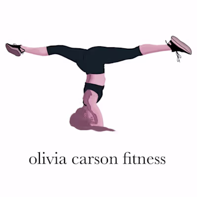 Ruby Toth on Instagram: “A logo I did for @oliviacarsonfit I am…