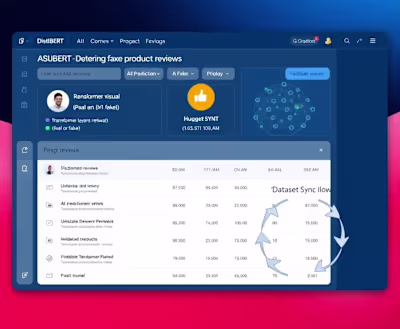 Fake Review Detector – BERT-Powered NLP Model with Feedback Loop
