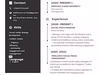 Freelance Social Media Management