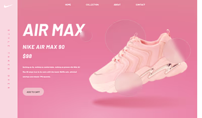 Webpage using figma