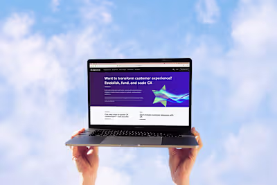 Establish, fund, and scale CX