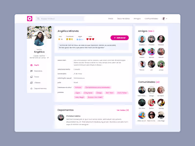 Orkut Redesign Concept - Profile Page