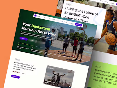 A Modern Basket Academy Website Redesign in Under 2 Months