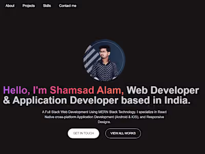 Personal Portfolio Website