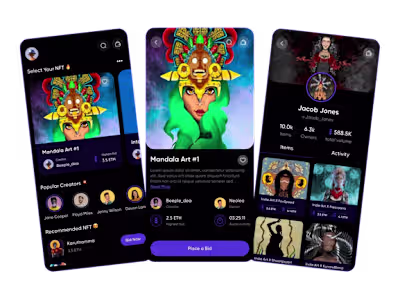 NFT Art | Mobile Application