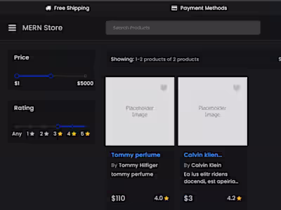 E Commerce Application