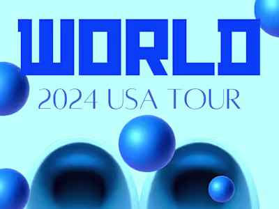 World Tour USA Banner Design (Timeline)