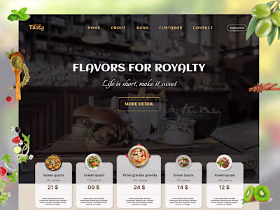 Restaurant Website Design