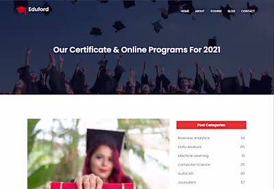 EduFord University Website