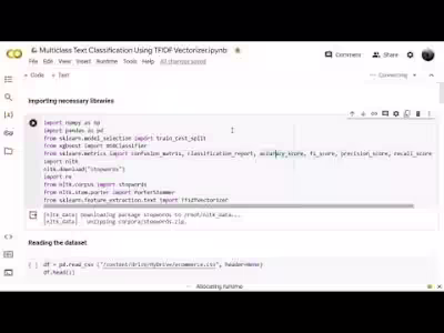 Text Classification In Python Using TFIDF Vectorizer