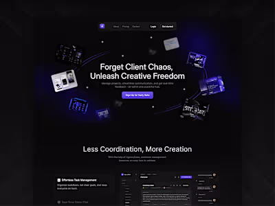 AgencyDock: UI design for effortless agency workflow