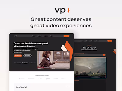 The complete end-to-end video solution. VP Player.