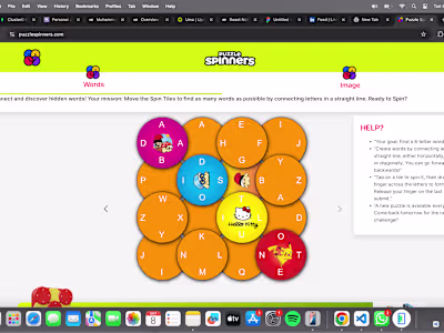 Responsive Puzzle Spinner Game with Backend Development