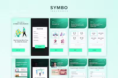 Symbo Insurance Mobile App Deisgn