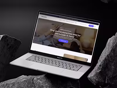 Women's Health Website | Wearable Tech Product Page