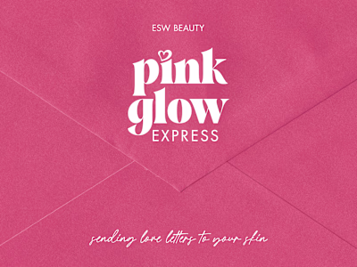 Pink Glow Express: Valentine’s Day Skincare Product Set Design