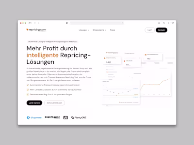 repricing.com Website Redesign