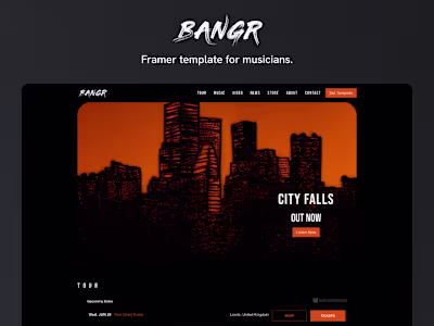 Website Design and Development with Framer