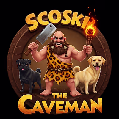 Caveman Dust Landing Page-Outline