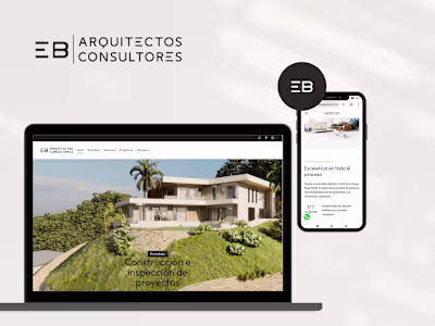 EB Arquitectos Consultores | Brand Refresh and Web Desing