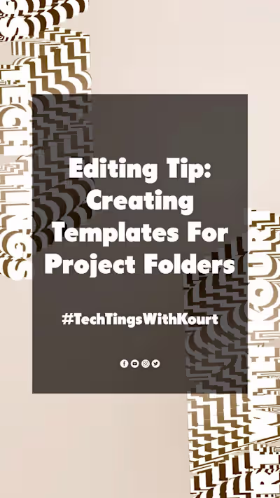 🗂 Project folder templates on Macs and PCs | Productivity Tip
