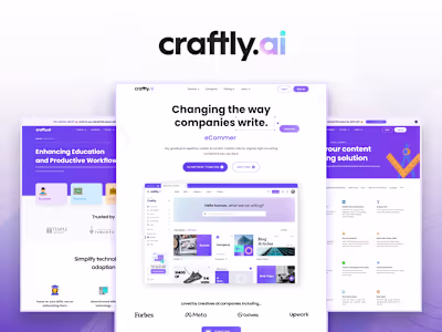 Craftly is an AI-powered copywriting helper that creates uni...