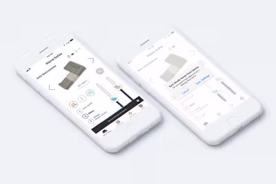 Mobile App Design for Sofa App IOS