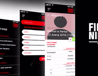 Fight Night Fix - App