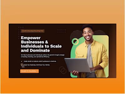 Custom WordPress Website for Branding & Growth Consultancy