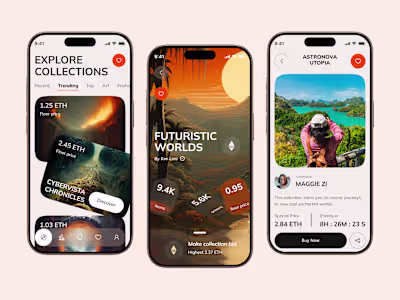 AI Travel Mobile App Design UI/UX